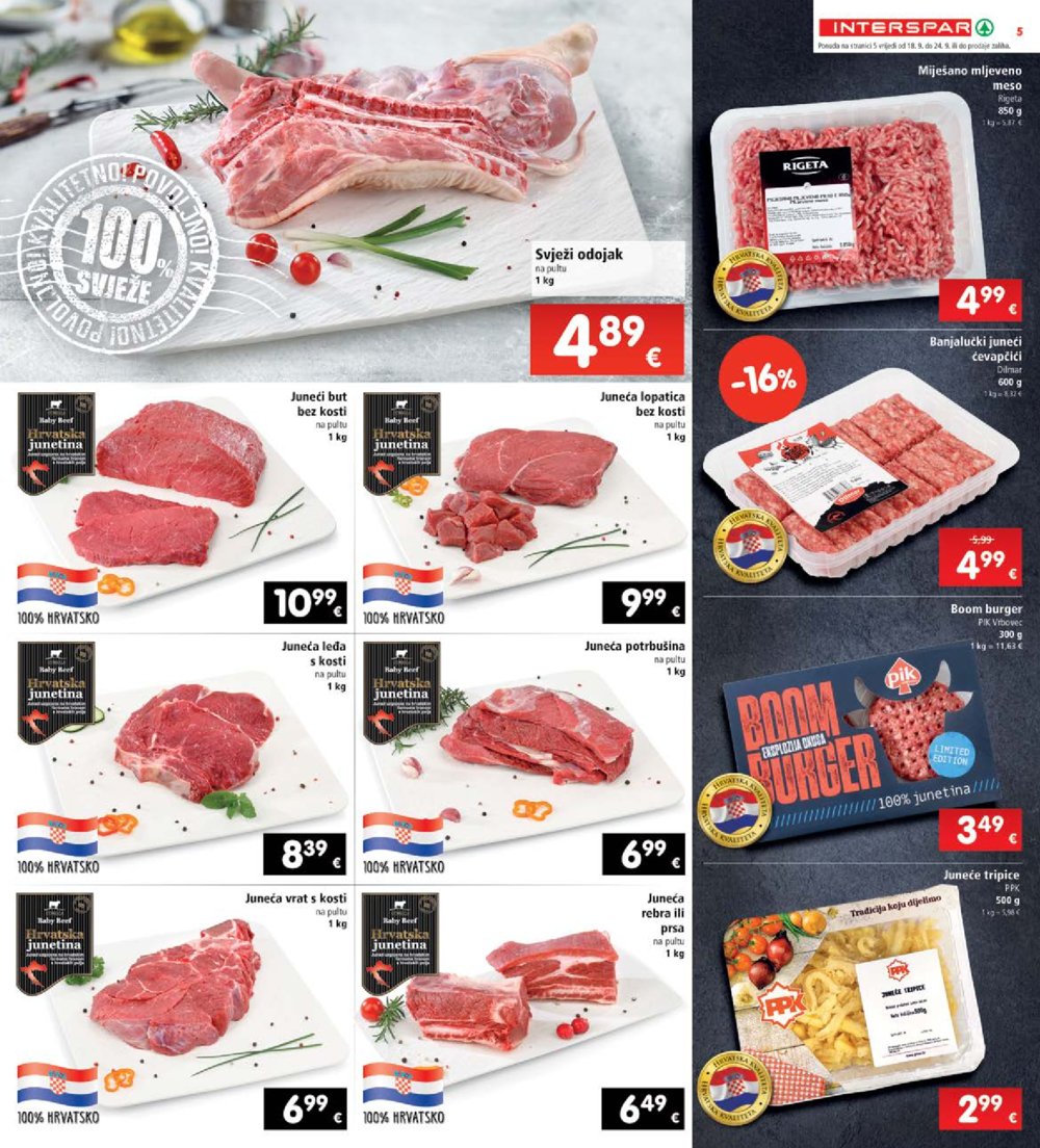 INTERSPAR katalog Akcija 18.09.-24.09.2024.