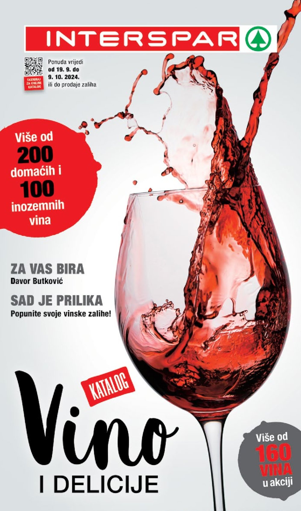 INTERSPAR katalog Vino 19.09.-09.10.2024.