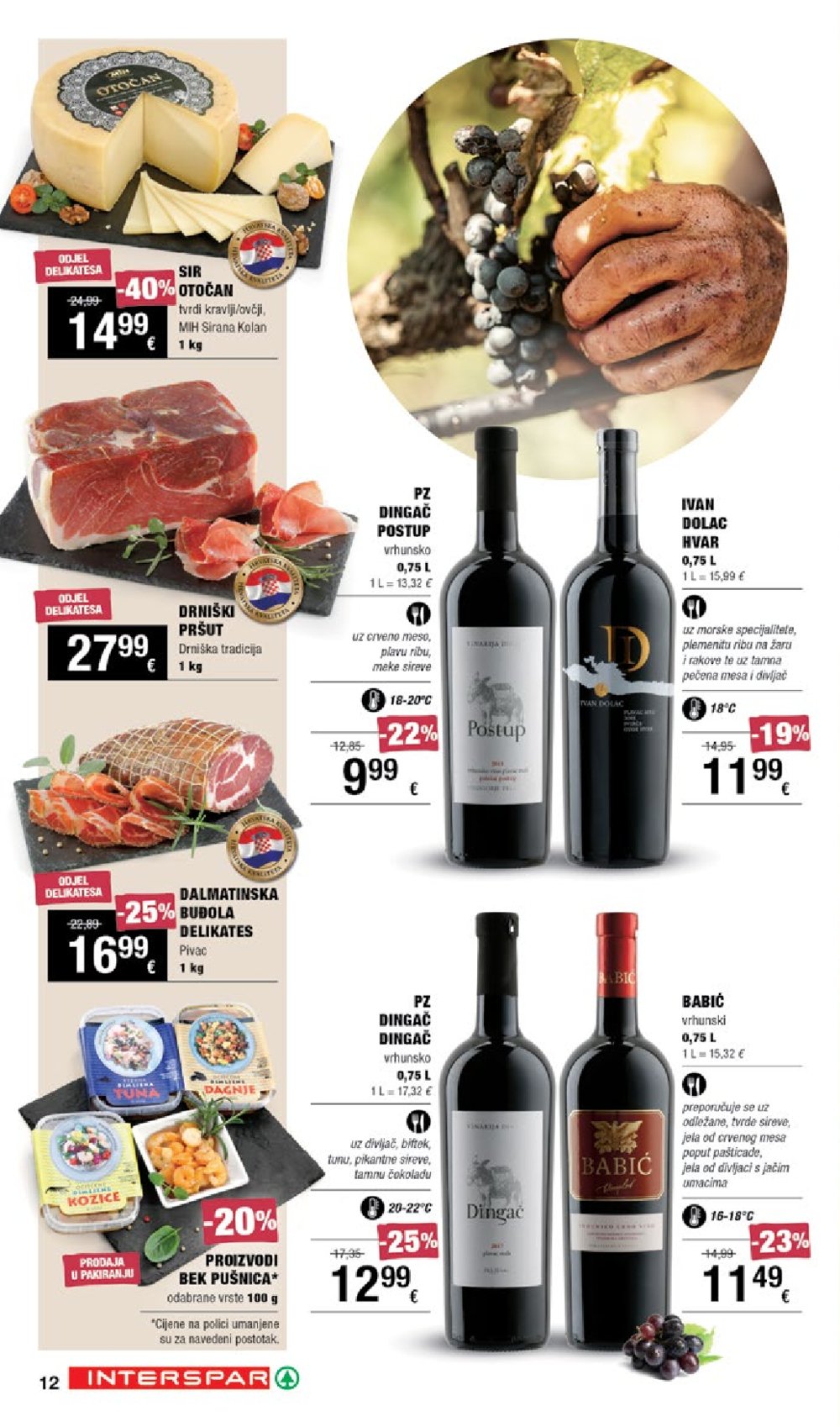 INTERSPAR katalog Vino 19.09.-09.10.2024.