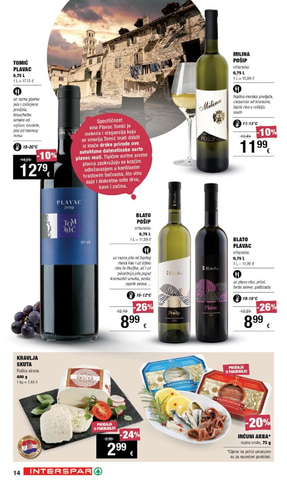 INTERSPAR katalog Vino 19.09.-09.10.2024.