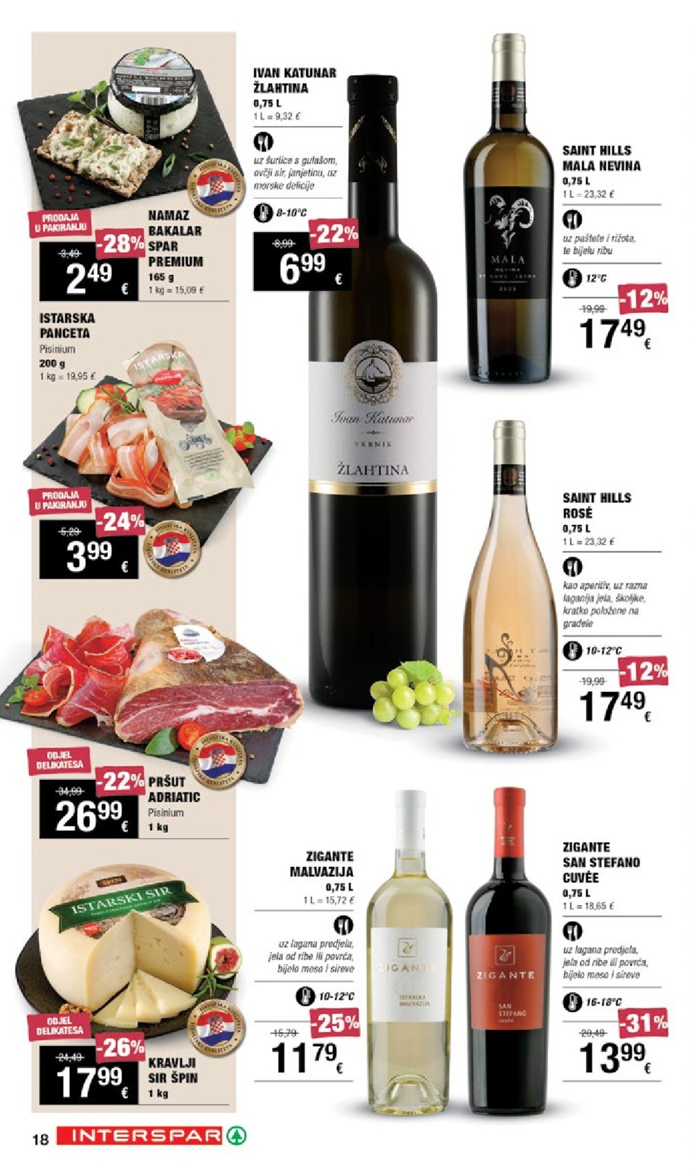 INTERSPAR katalog Vino 19.09.-09.10.2024.