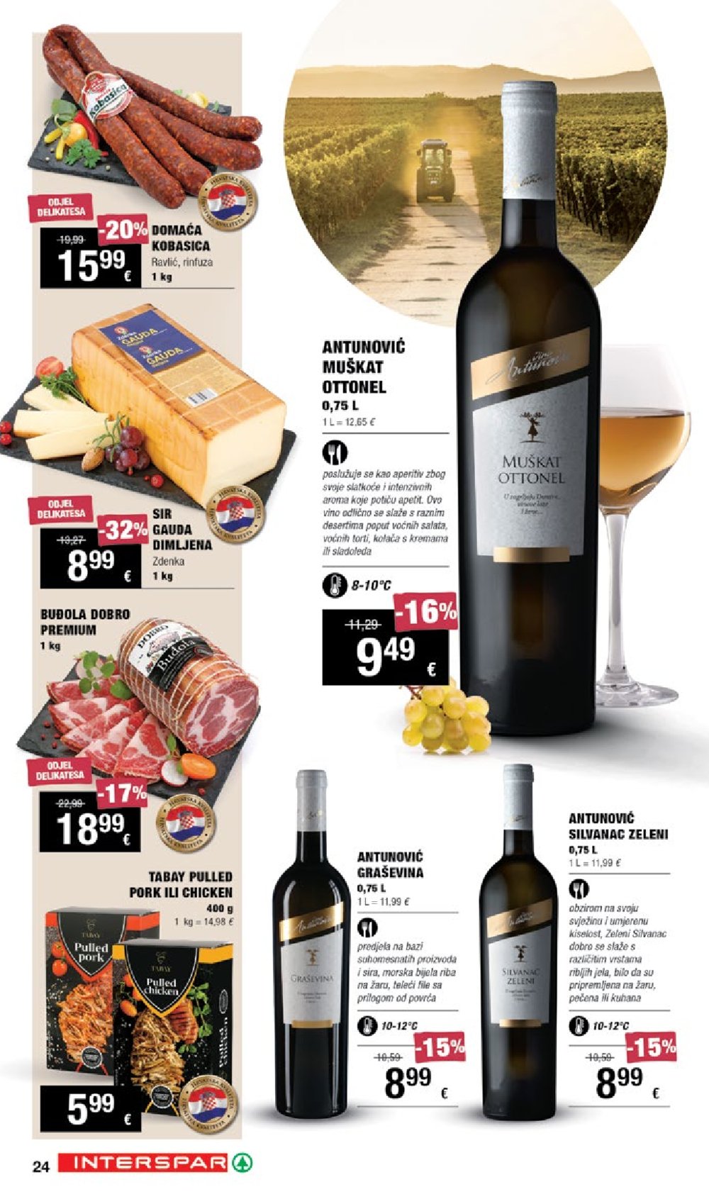 INTERSPAR katalog Vino 19.09.-09.10.2024.