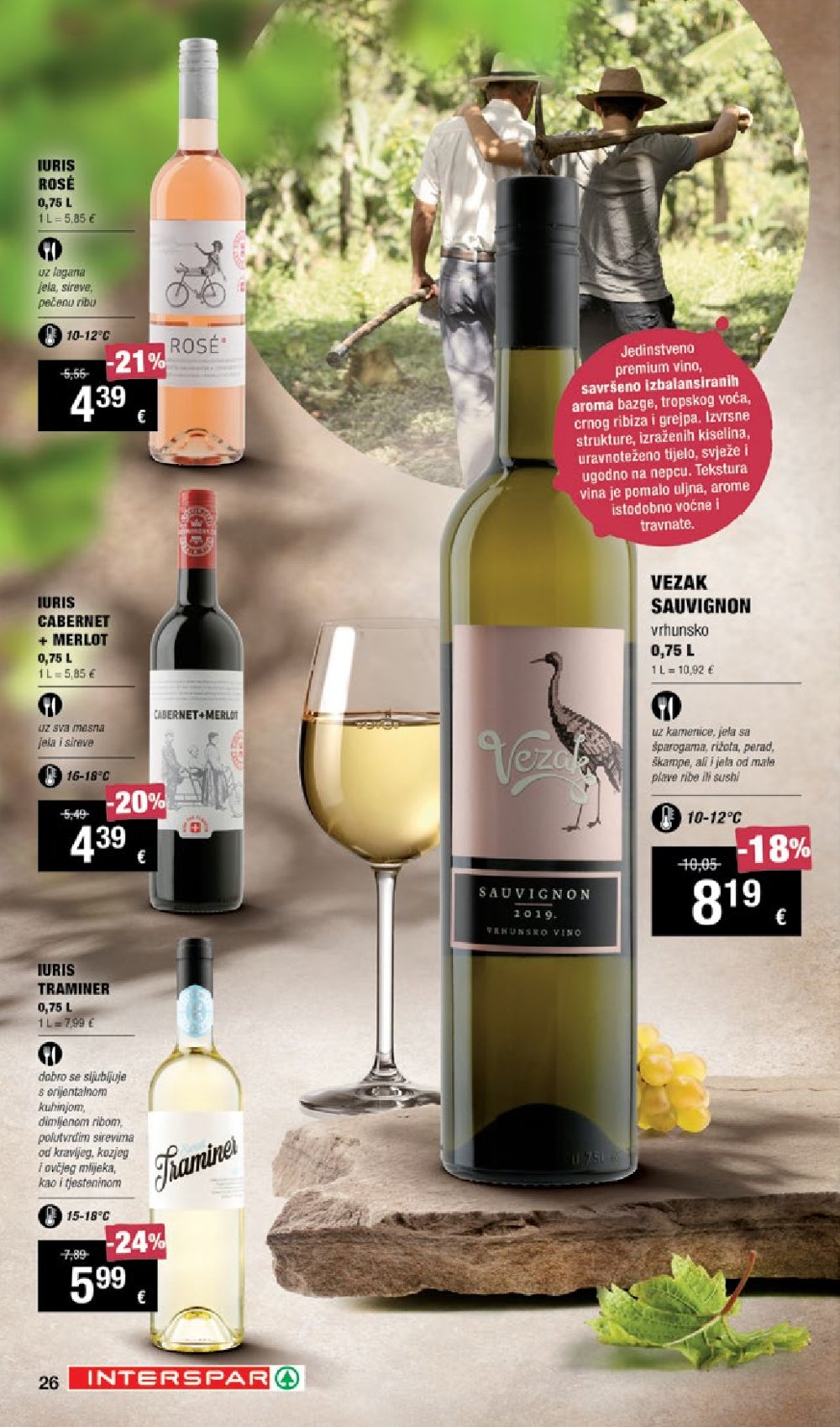 INTERSPAR katalog Vino 19.09.-09.10.2024.