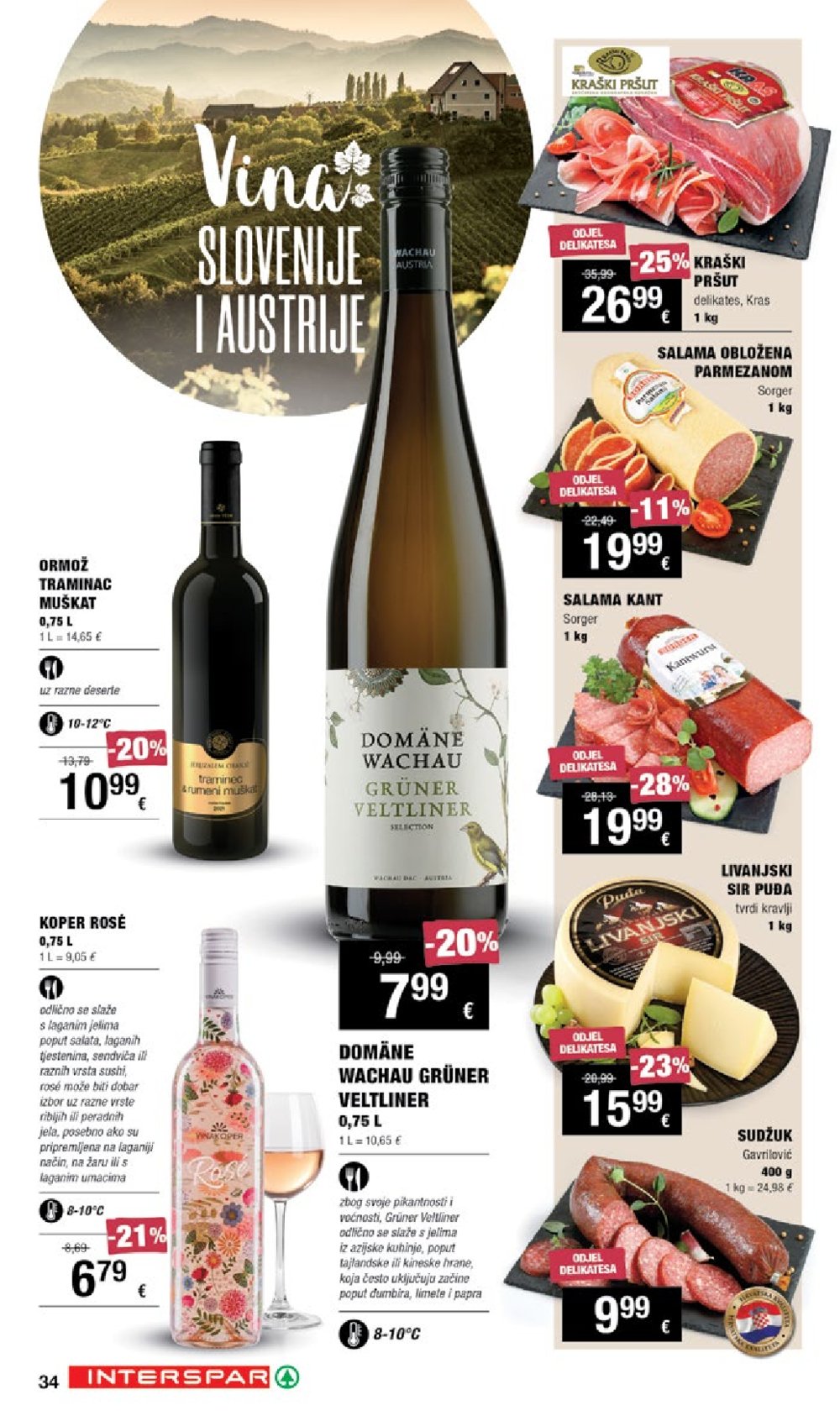 INTERSPAR katalog Vino 19.09.-09.10.2024.