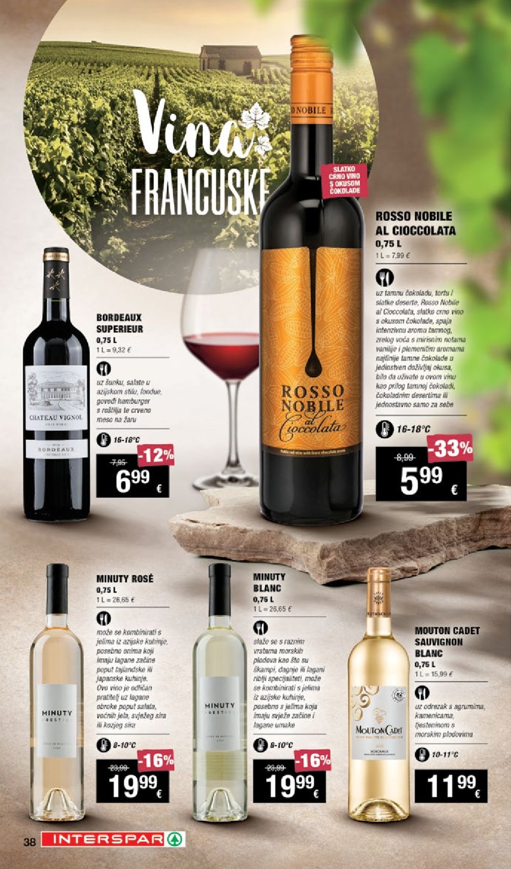 INTERSPAR katalog Vino 19.09.-09.10.2024.