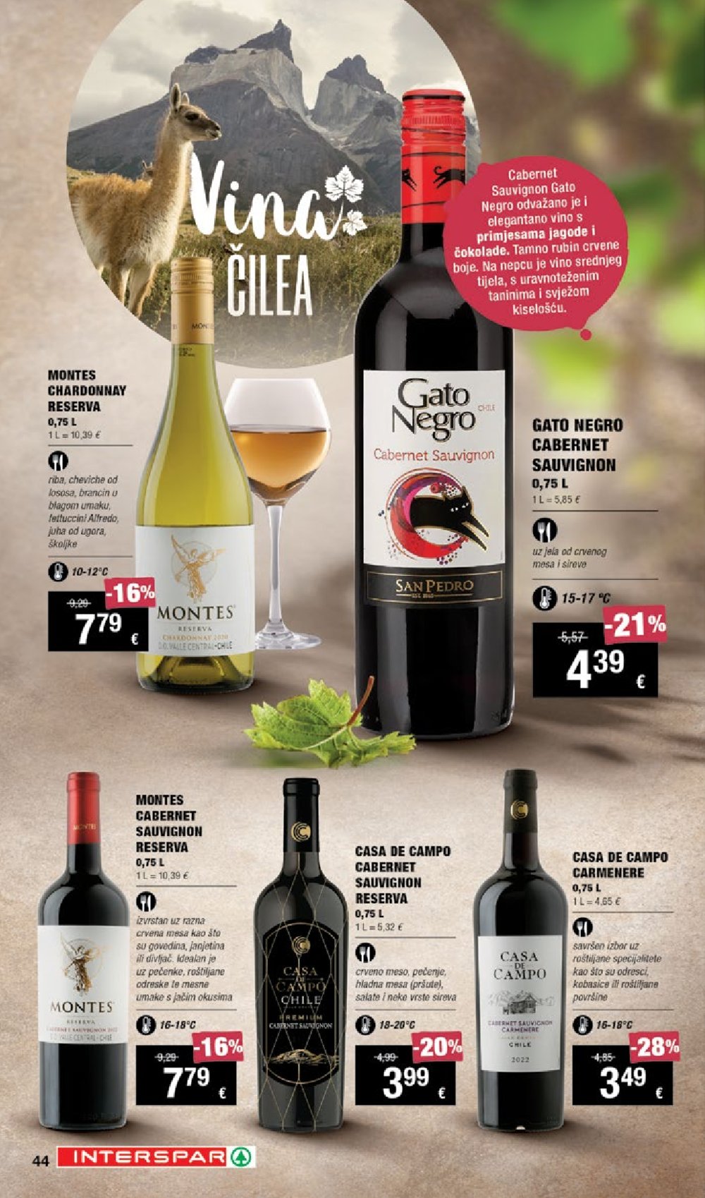 INTERSPAR katalog Vino 19.09.-09.10.2024.