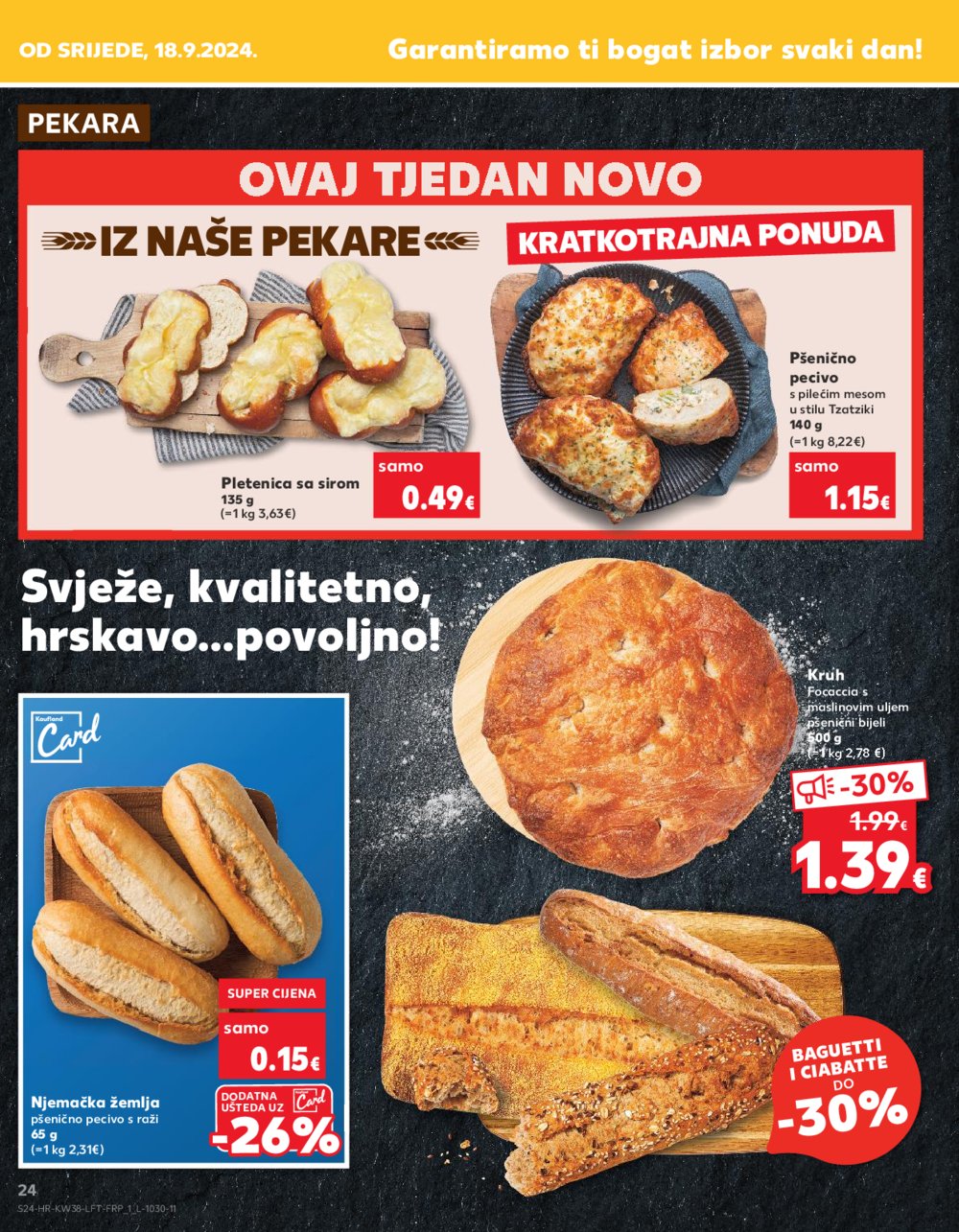 Kaufland katalog Akcija 18.09.-24.09.2024. Dugo Selo