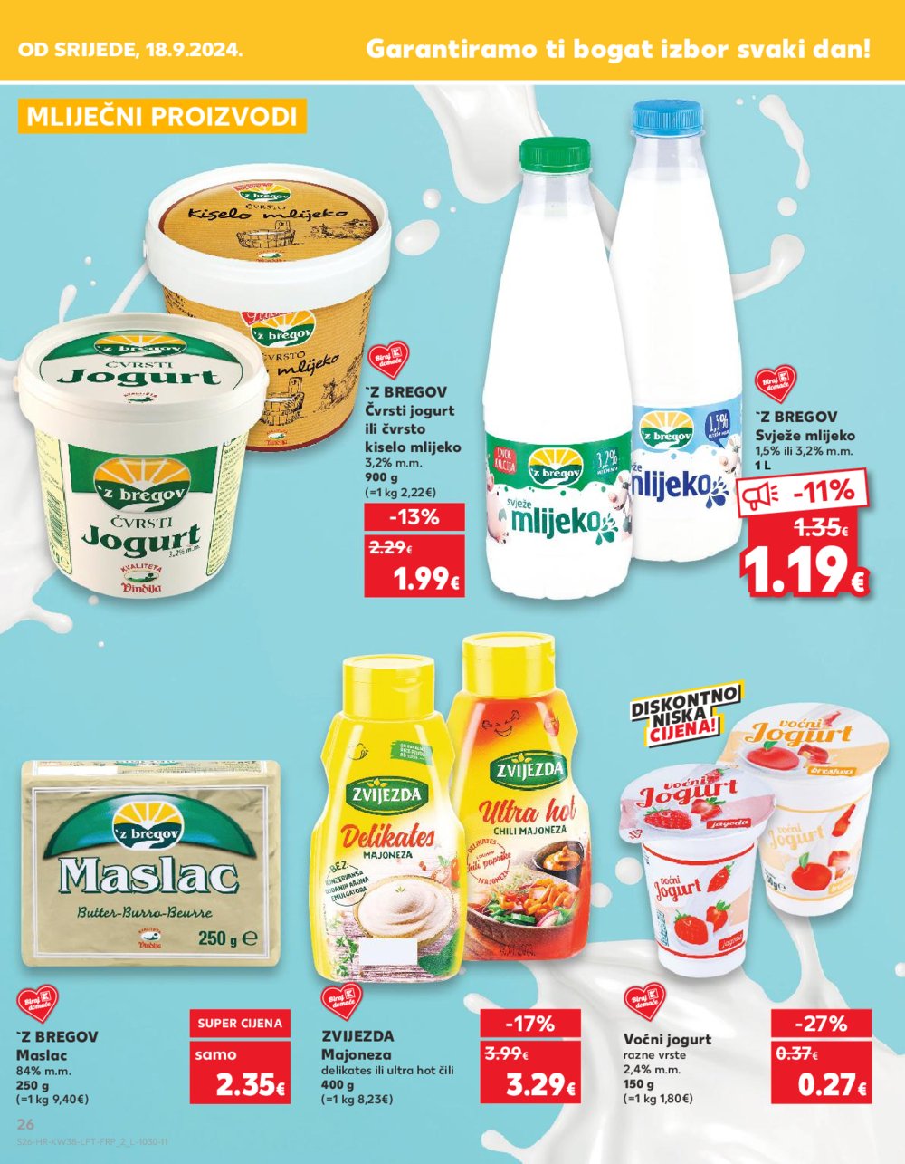 Kaufland katalog Akcija 18.09.-24.09.2024. Dugo Selo