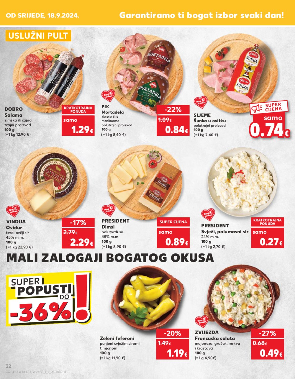 Kaufland katalog Akcija 18.09.-24.09.2024. Dugo Selo