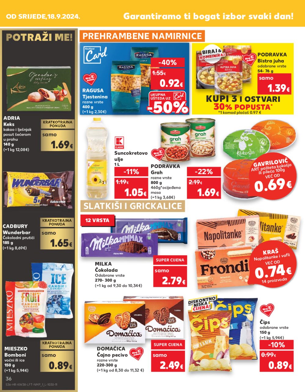 Kaufland katalog Akcija 18.09.-24.09.2024. Dugo Selo