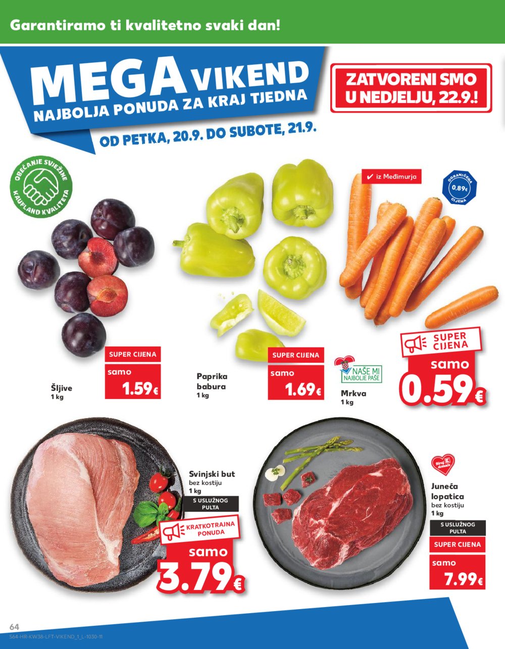 Kaufland katalog Akcija 18.09.-24.09.2024. Dugo Selo