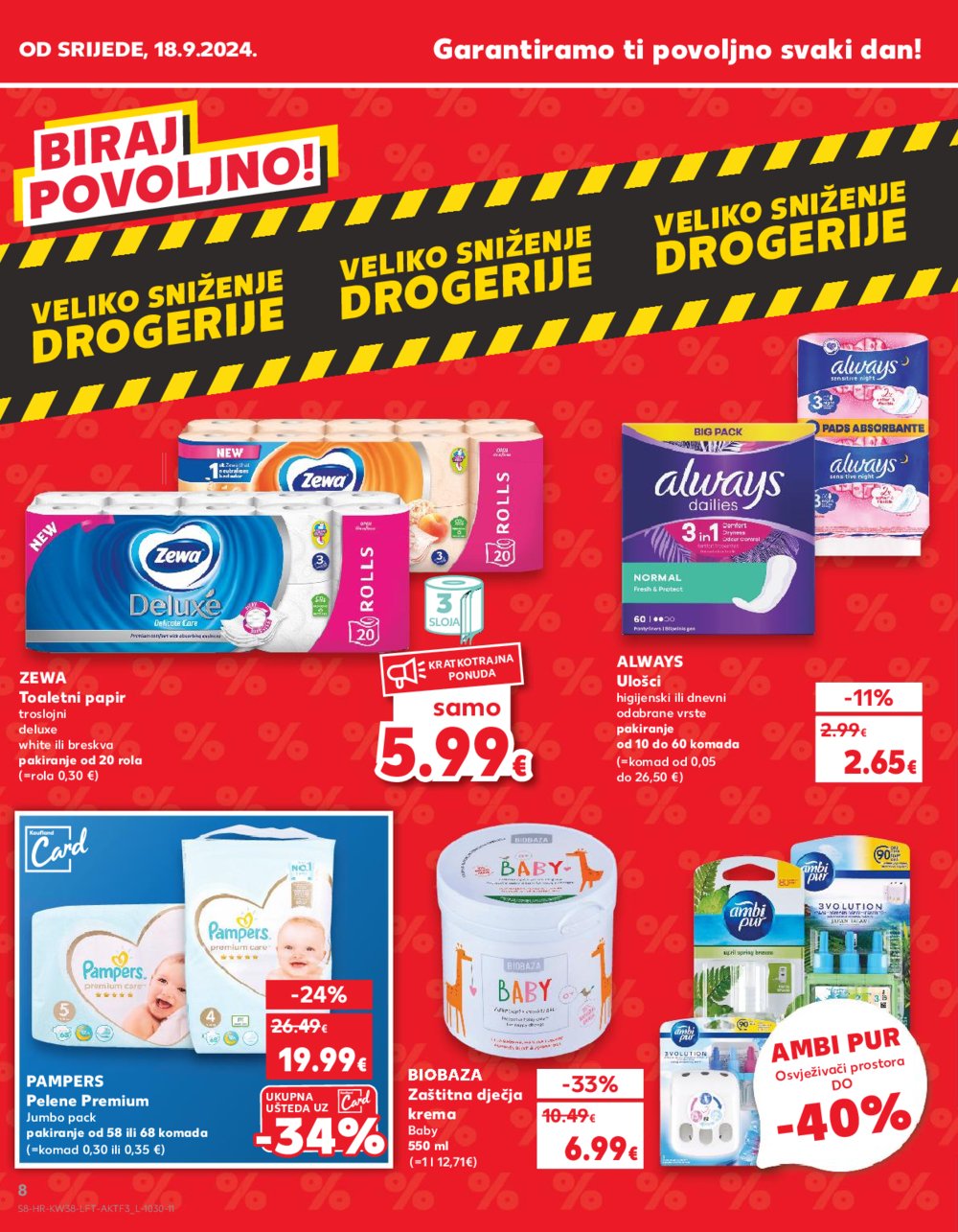 Kaufland katalog Akcija 18.09.-24.09.2024. Dugo Selo