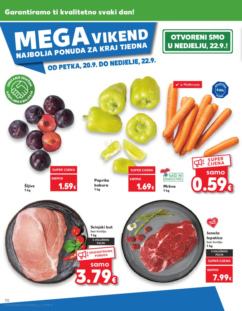 Kaufland katalog Akcija 18.09.-24.09.2024. Ivanec