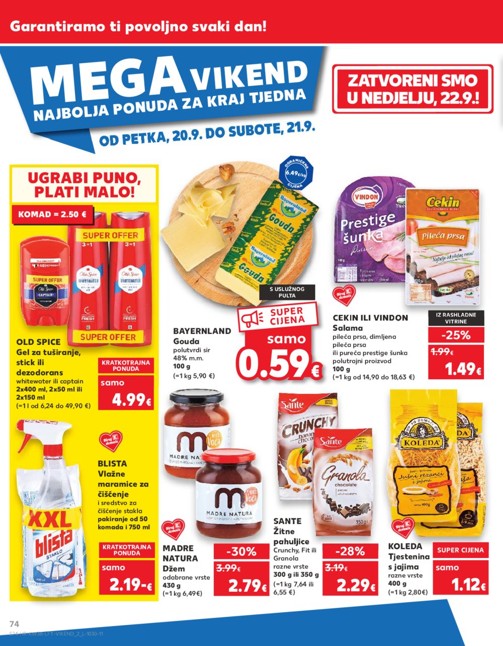 Kaufland katalog Akcija 18.09.-24.09.2024. Odabrane poslovnice