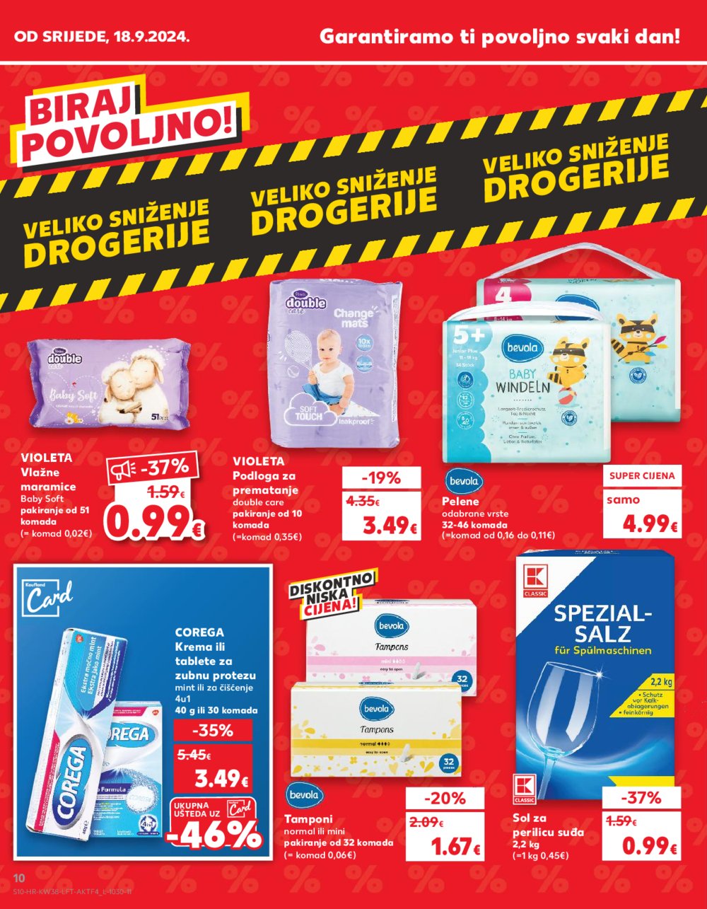 Kaufland katalog Akcija 18.09.-24.09.2024. Odabrane poslovnice