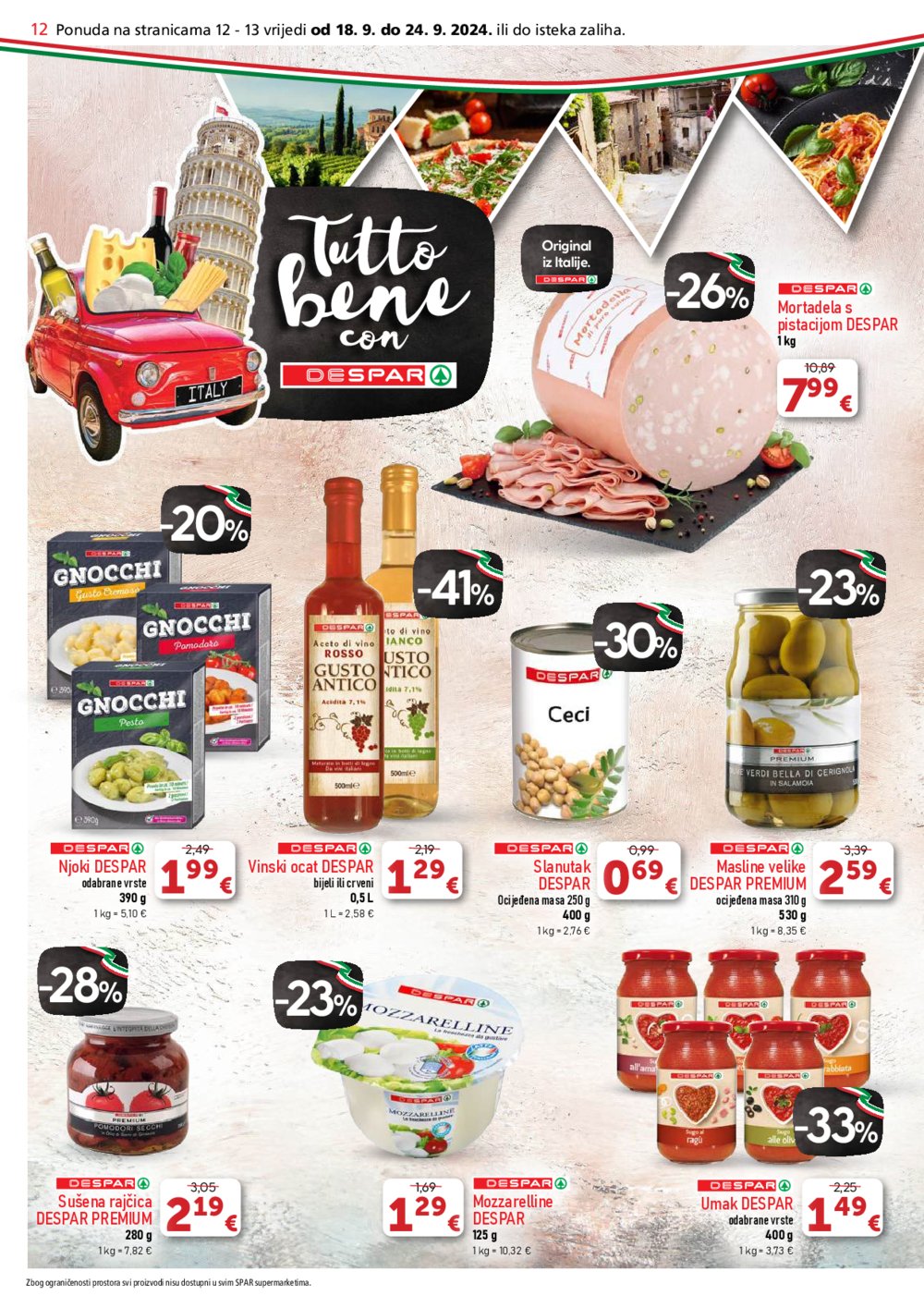 SPAR katalog Akcija 18.09.-24.09.2024.