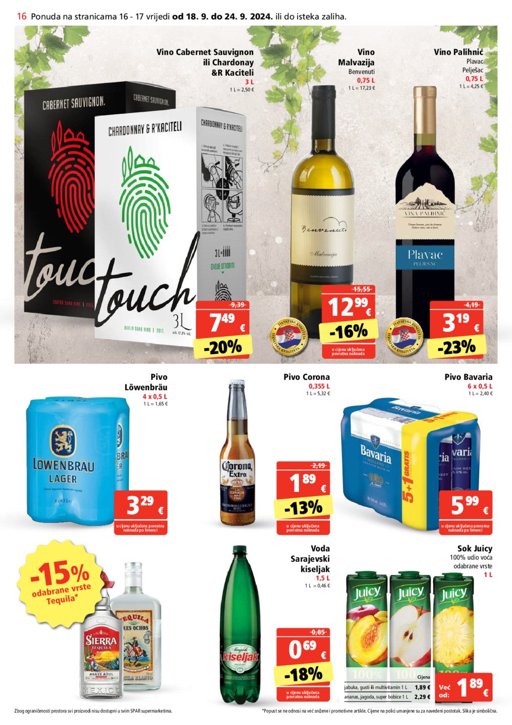 SPAR katalog Akcija 18.09.-24.09.2024.