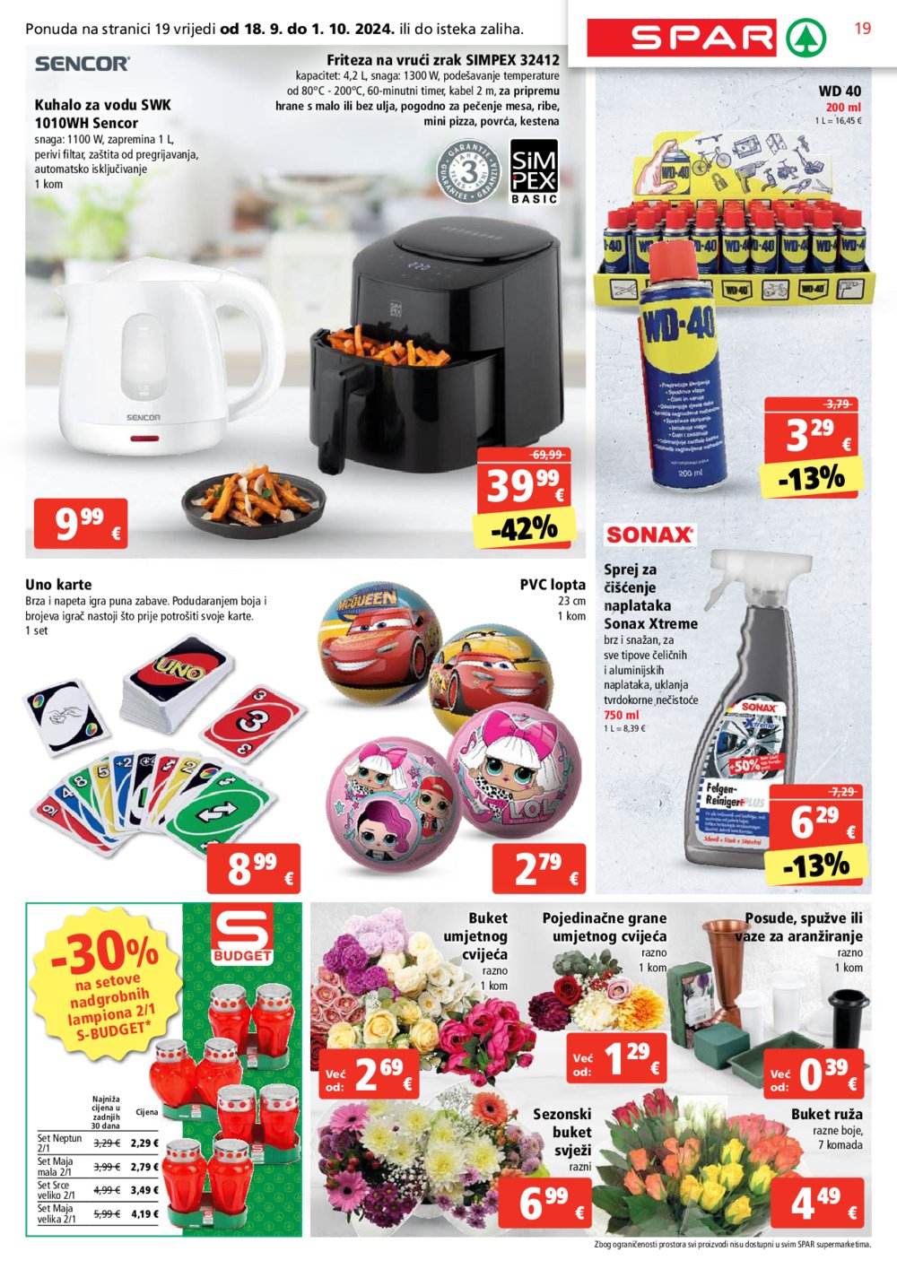 SPAR katalog Akcija 18.09.-24.09.2024.