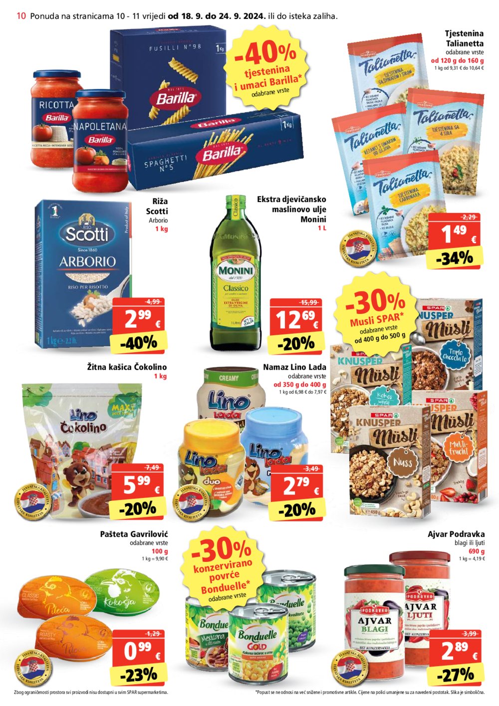 SPAR katalog Akcija 18.09.-24.09.2024.