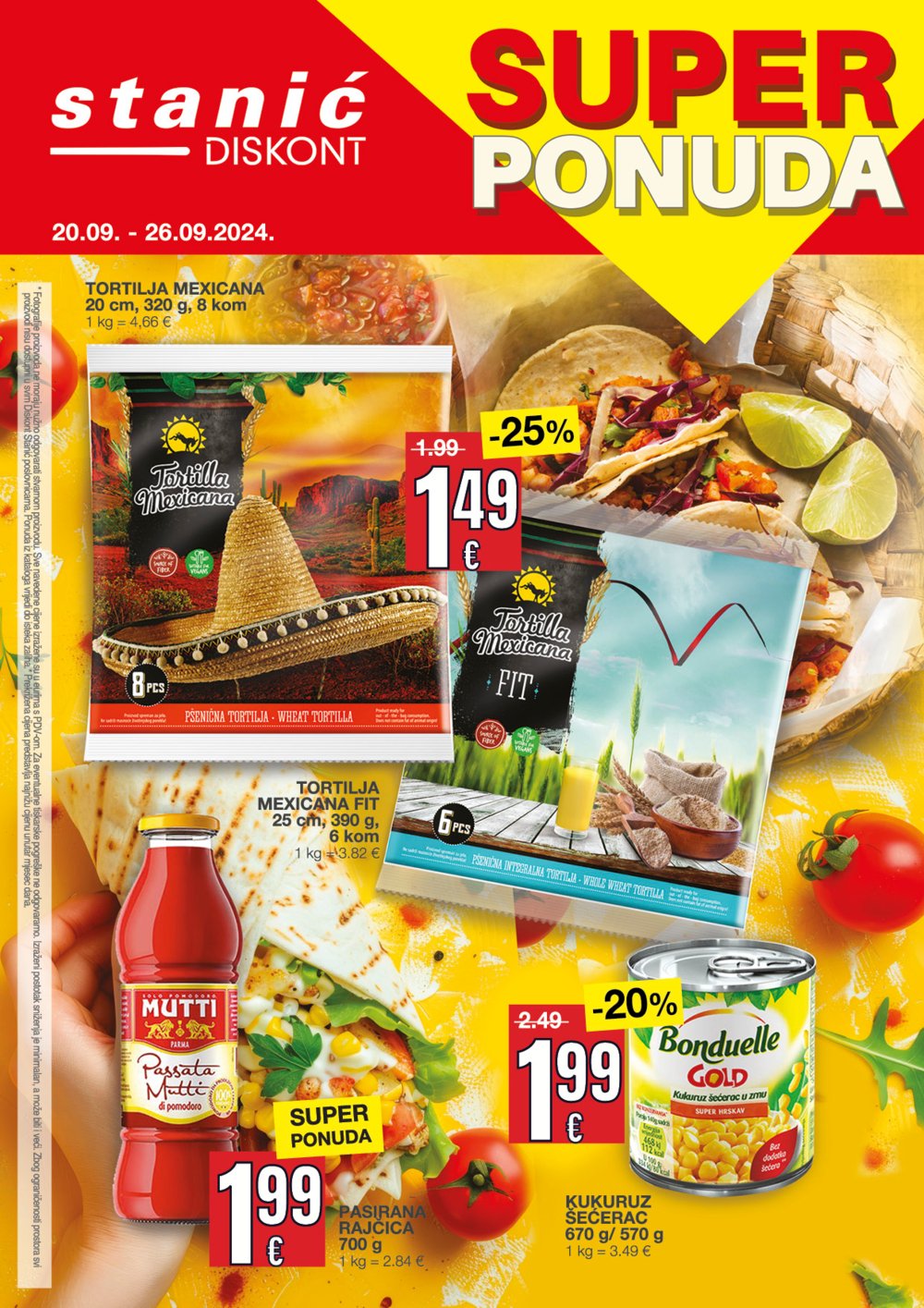 Diskont Stanić katalog mini 20.09.-26.09.2024.