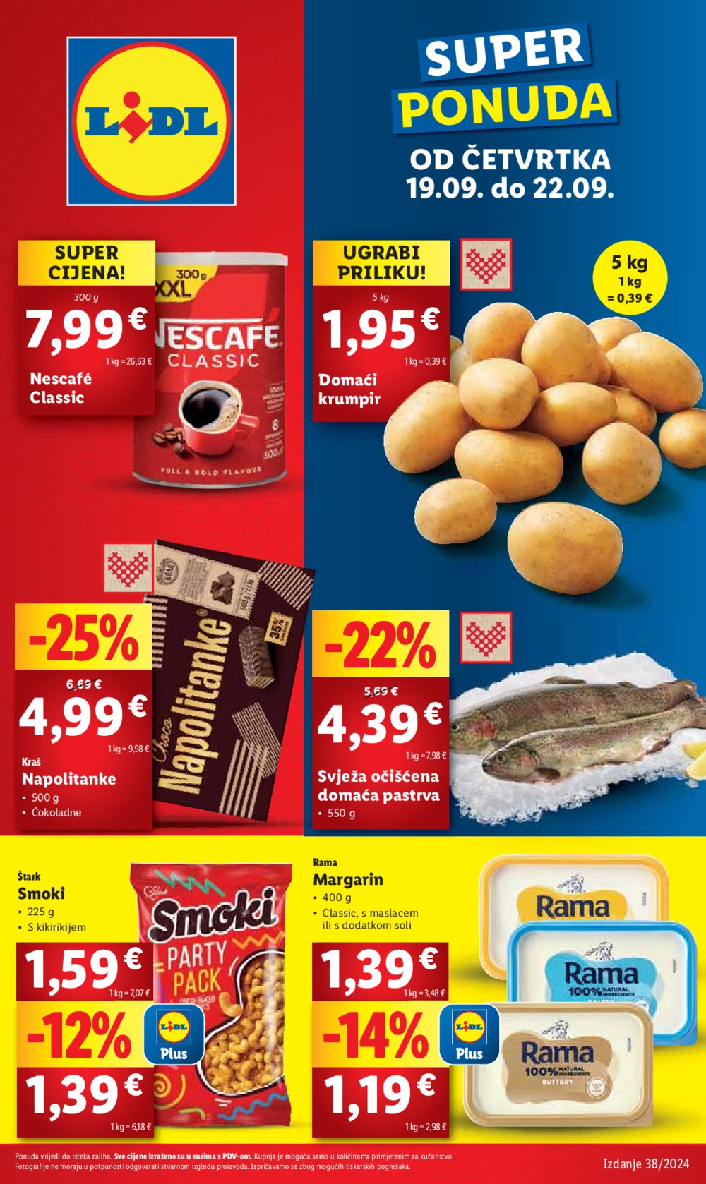 LIdl super ponuda od Četvrtka 19.09.-22.09.2024.