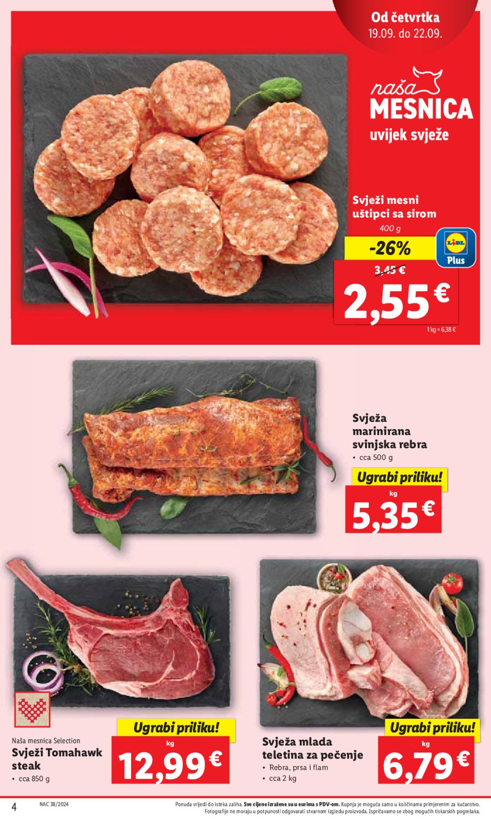 LIdl super ponuda od Četvrtka 19.09.-22.09.2024.