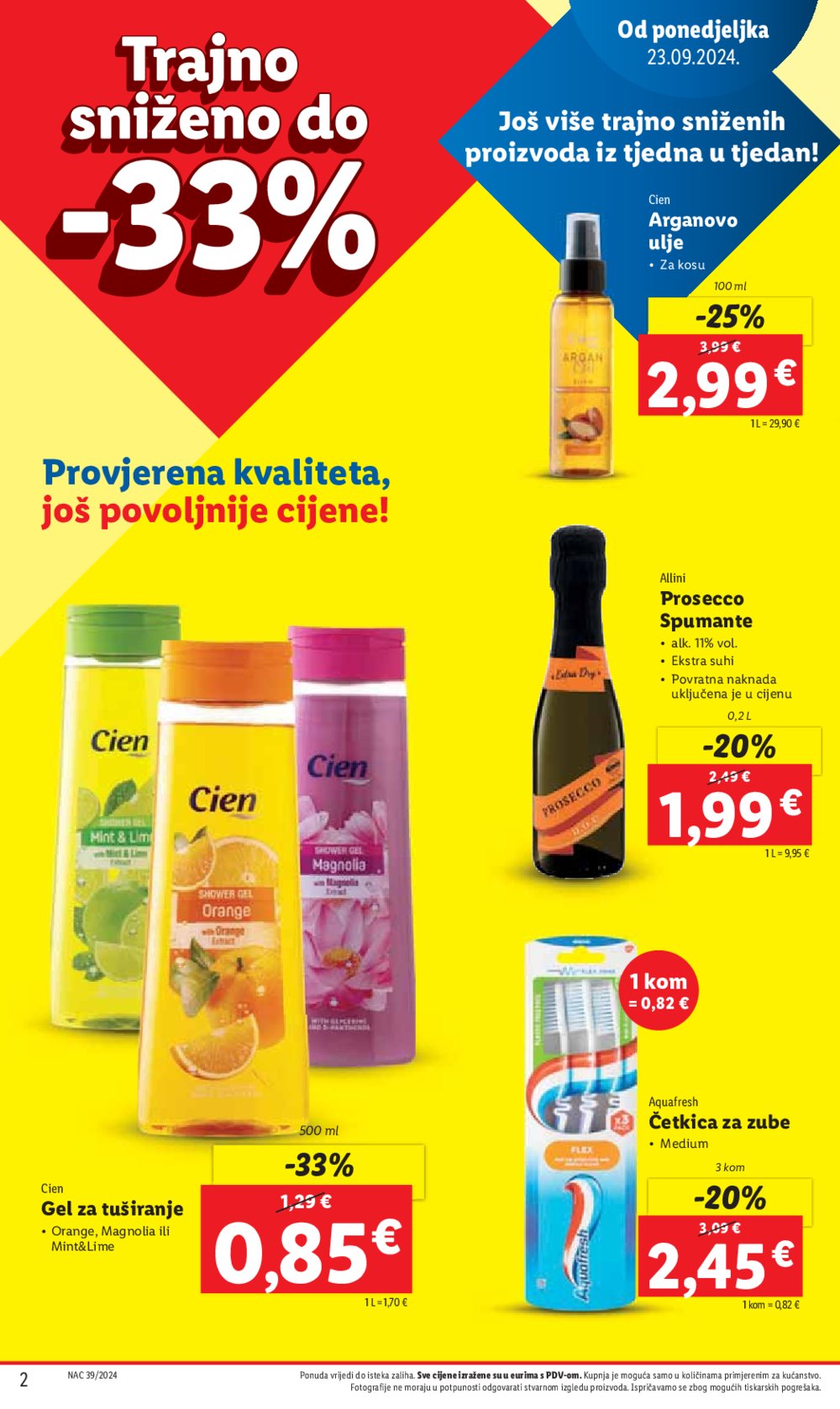 Lidl super ponuda od Ponedjeljka 23.09.-29.09.2024.