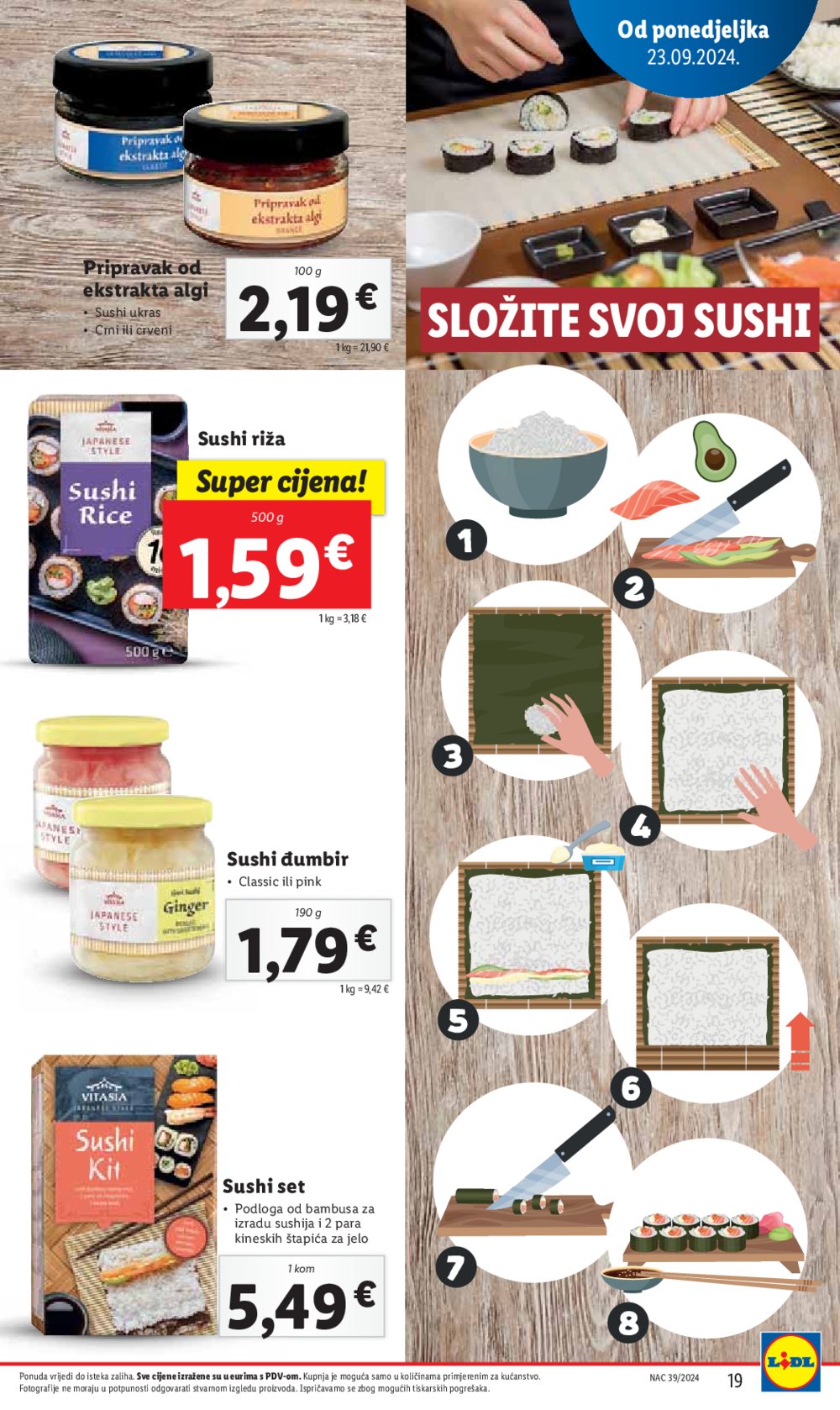 Lidl super ponuda od Ponedjeljka 23.09.-29.09.2024.