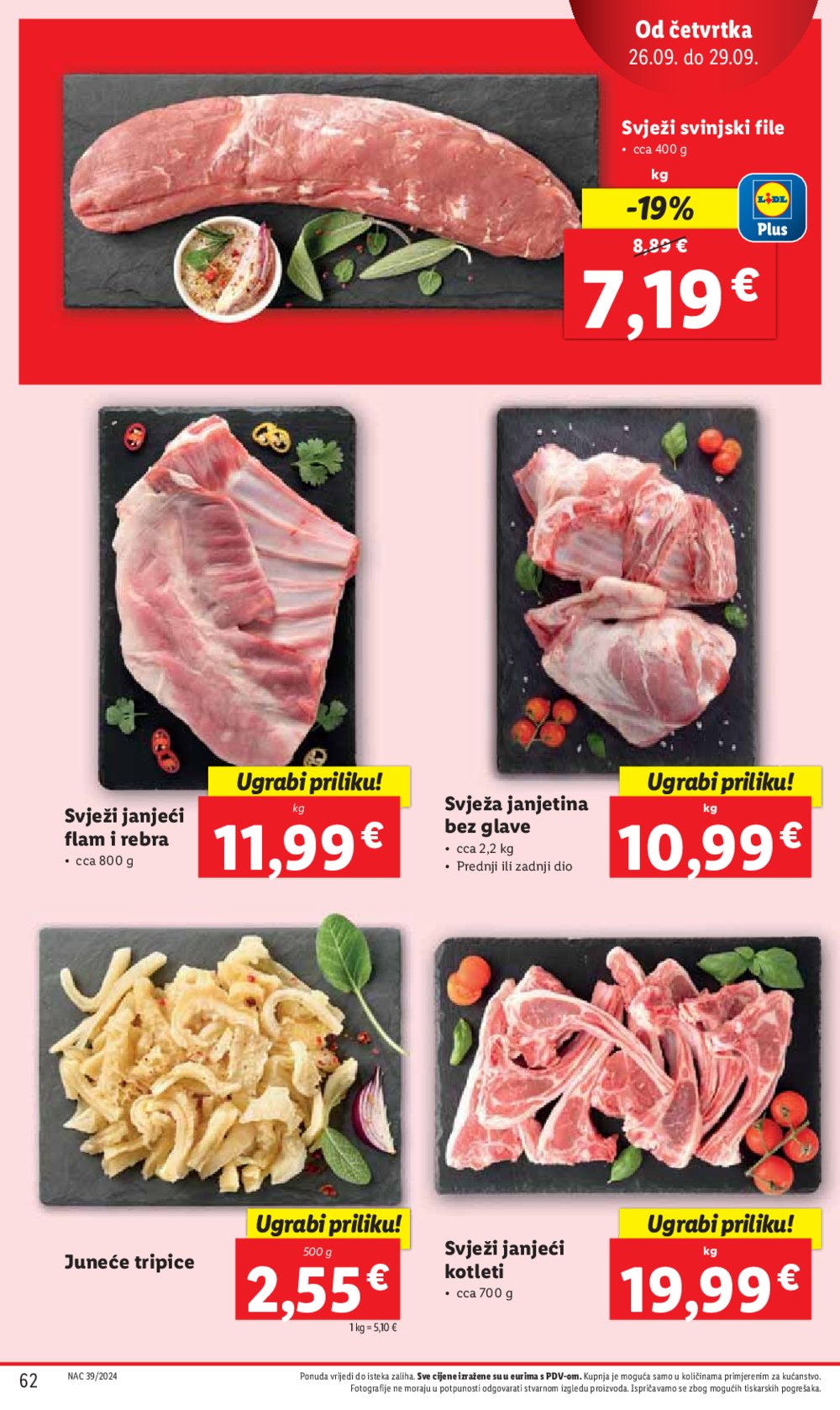 Lidl super ponuda od Ponedjeljka 23.09.-29.09.2024.