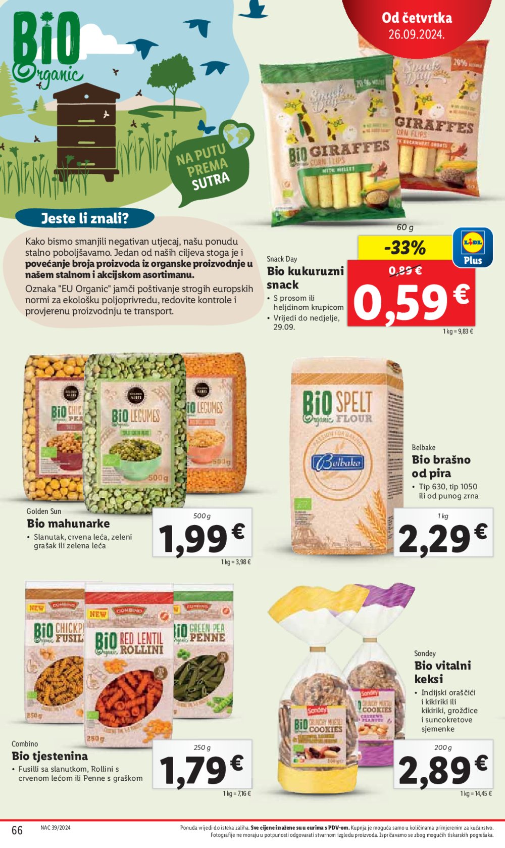 Lidl super ponuda od Ponedjeljka 23.09.-29.09.2024.