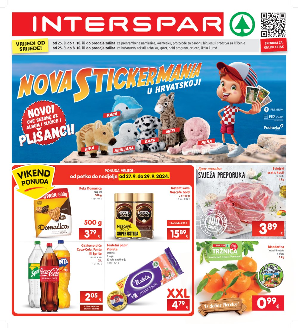 INTERSPAR katalog Akcija 25.09.-01.10.2024.