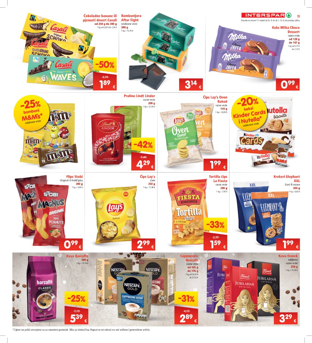 INTERSPAR katalog Akcija 25.09.-01.10.2024.