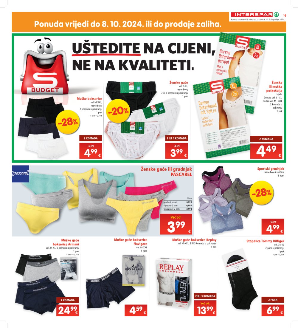 INTERSPAR katalog Akcija 25.09.-01.10.2024.