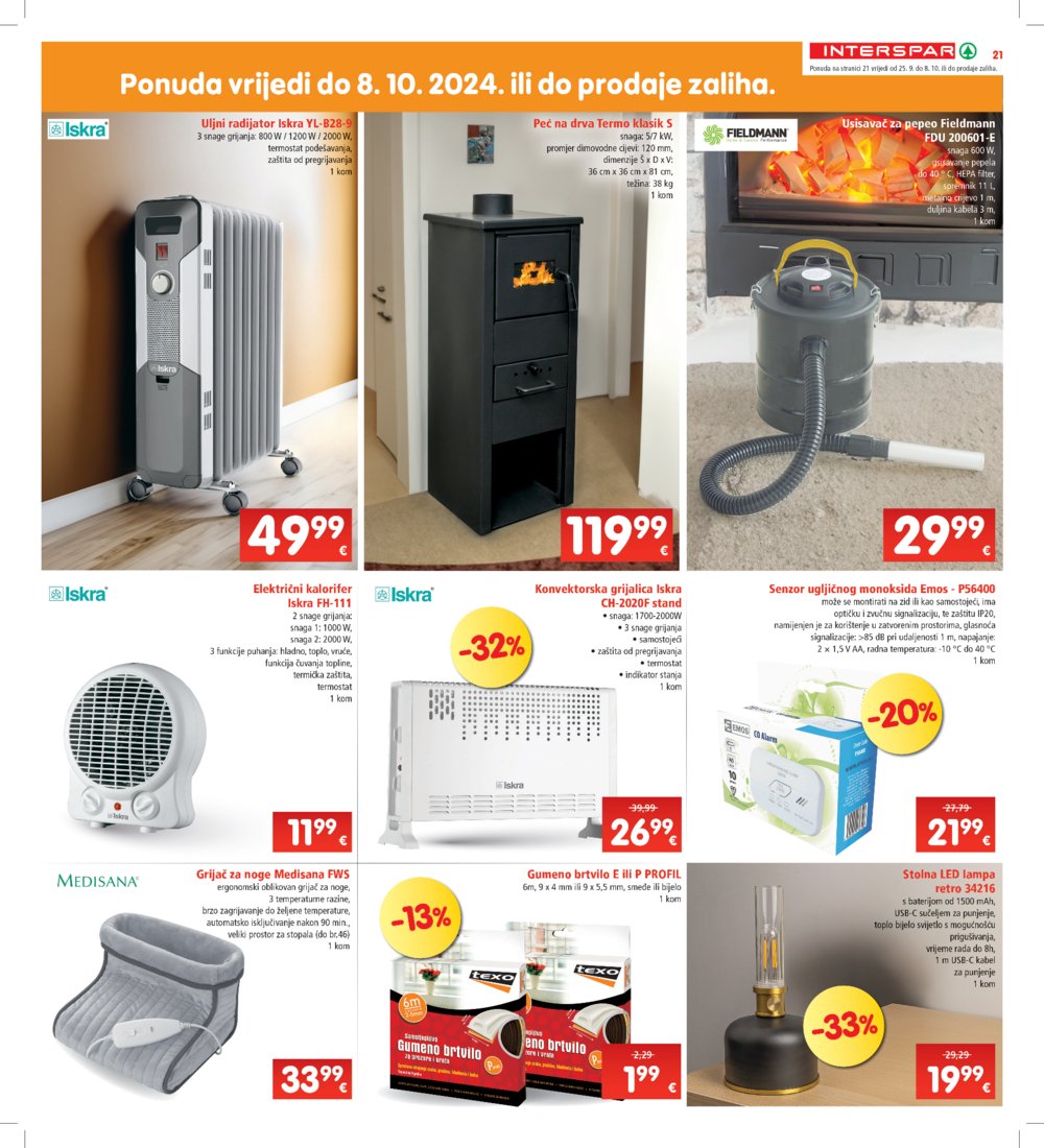 INTERSPAR katalog Akcija 25.09.-01.10.2024.