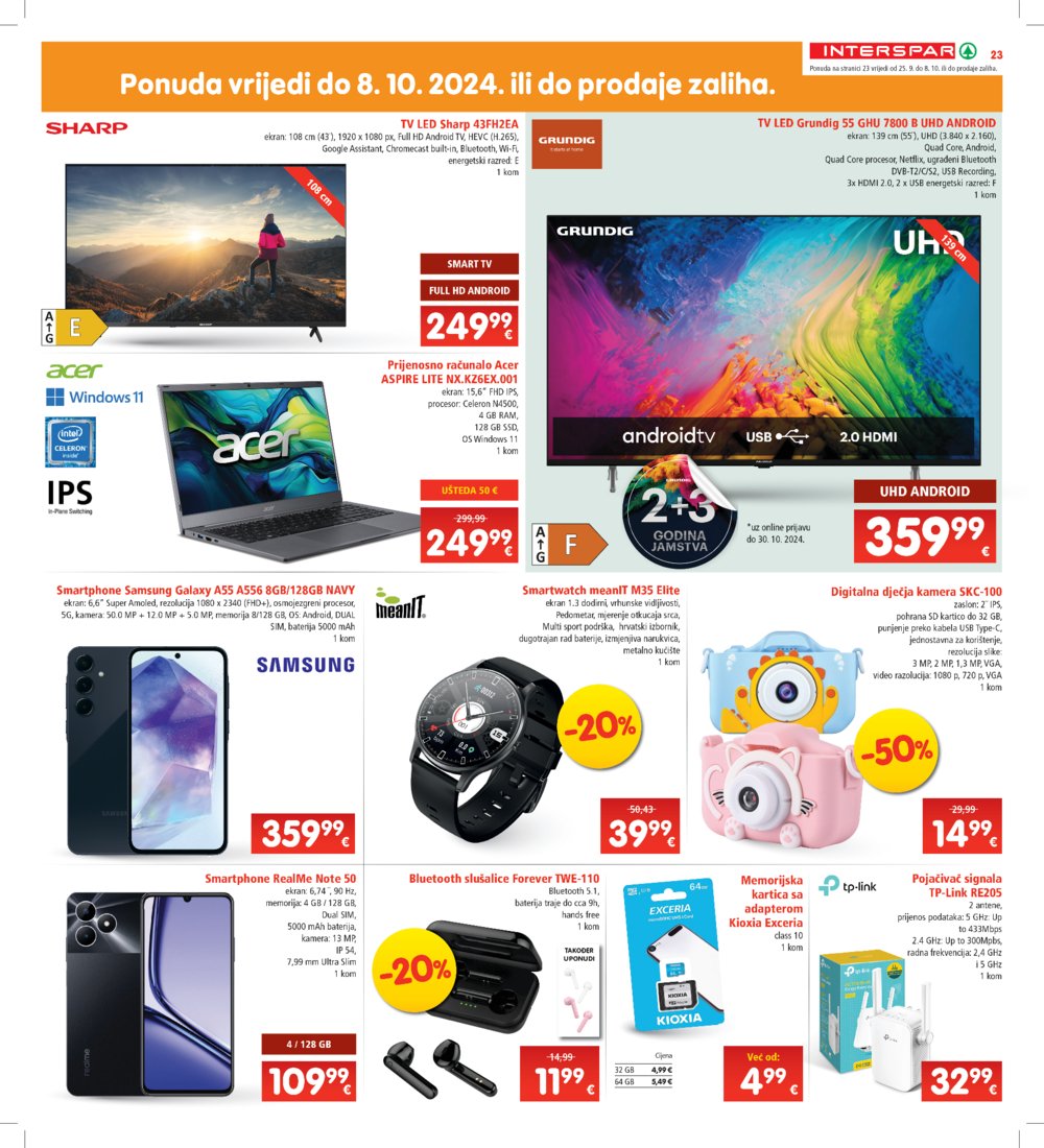 INTERSPAR katalog Akcija 25.09.-01.10.2024.