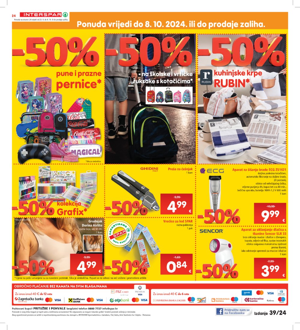 INTERSPAR katalog Akcija 25.09.-01.10.2024.