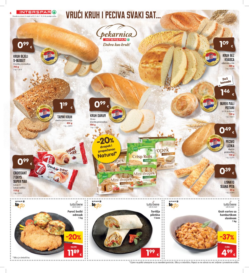 INTERSPAR katalog Akcija 25.09.-01.10.2024.