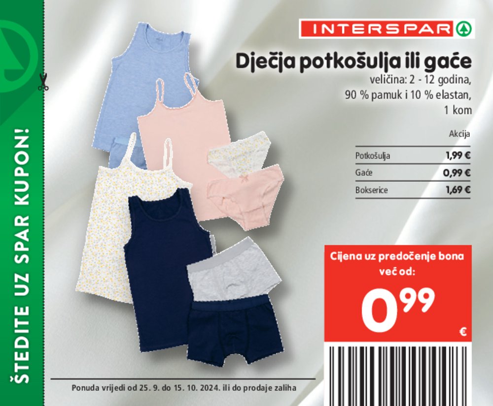 INTERSPAR katalog pogodnosti 25.09.-15.10.