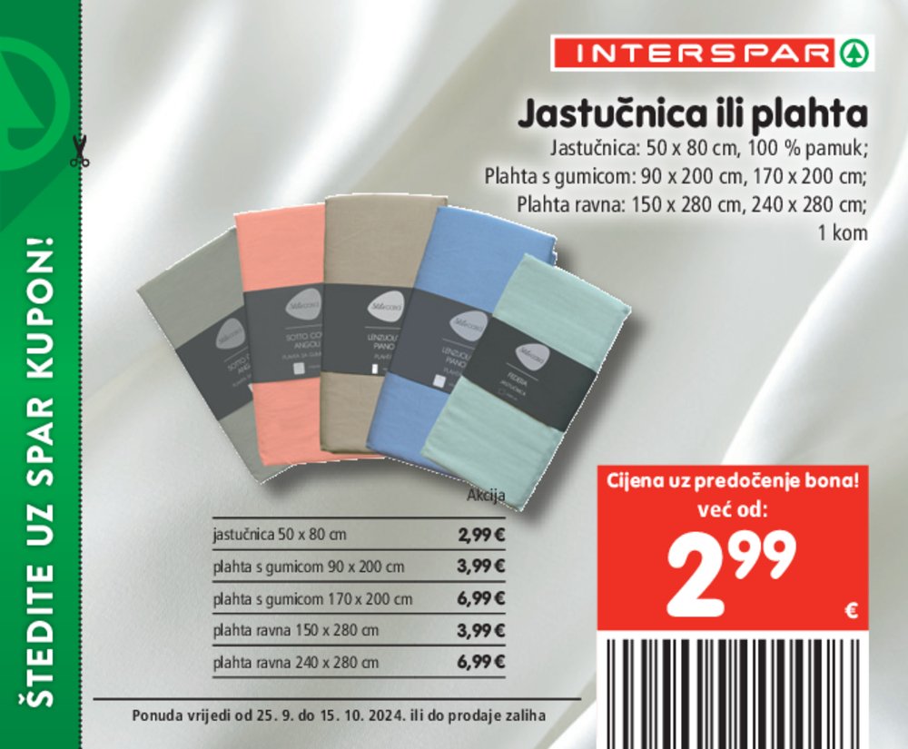 INTERSPAR katalog pogodnosti 25.09.-15.10.