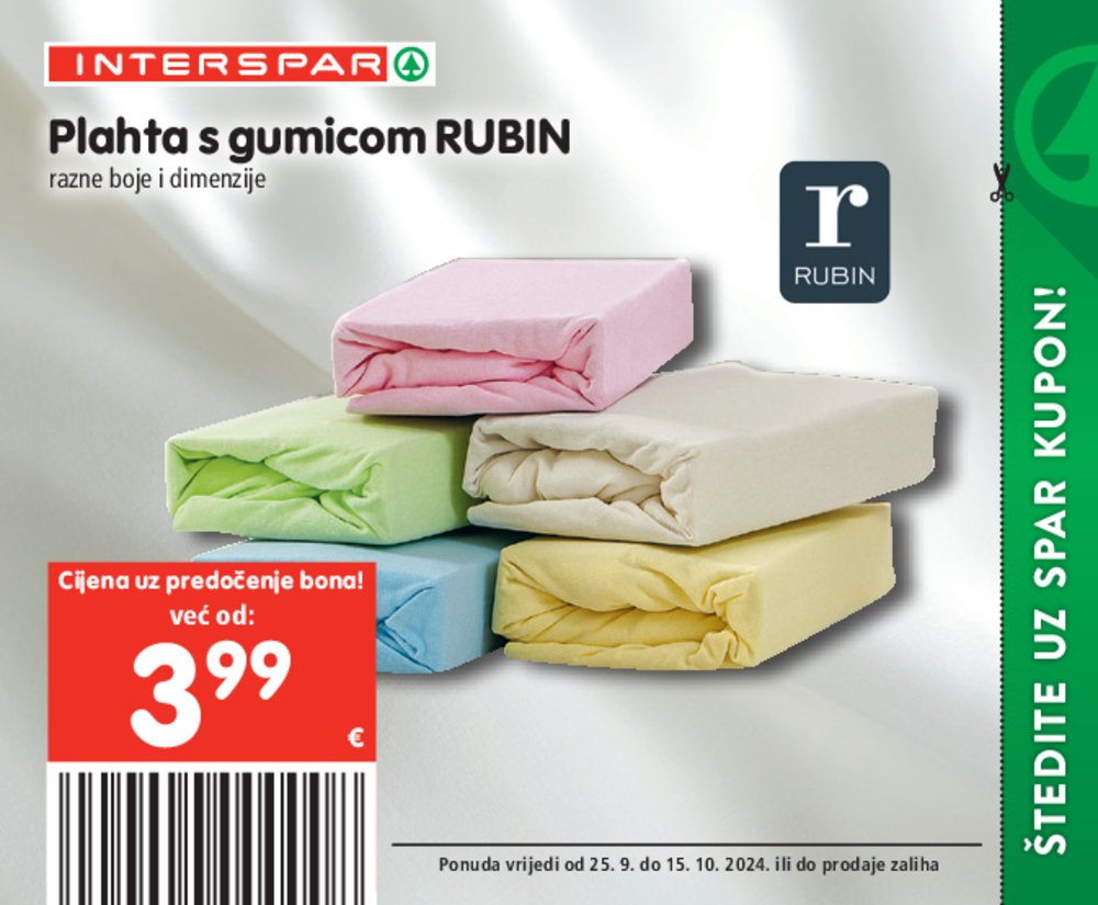 INTERSPAR katalog pogodnosti 25.09.-15.10.