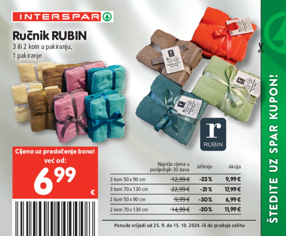 INTERSPAR katalog pogodnosti 25.09.-15.10.