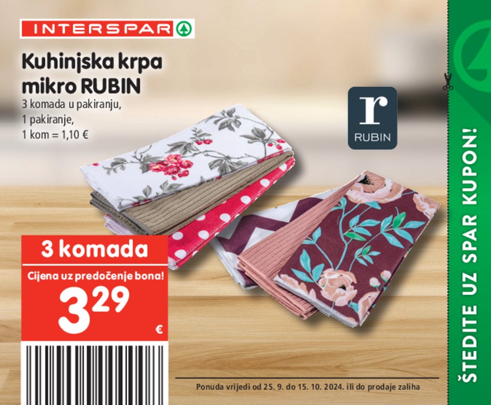 INTERSPAR katalog pogodnosti 25.09.-15.10.