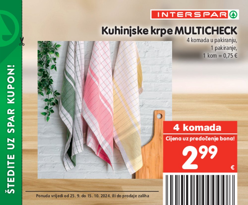 INTERSPAR katalog pogodnosti 25.09.-15.10.