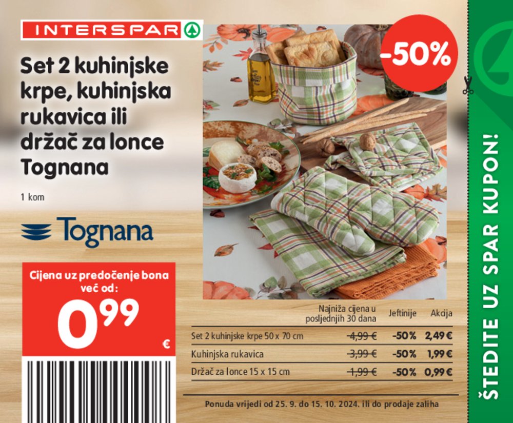 INTERSPAR katalog pogodnosti 25.09.-15.10.