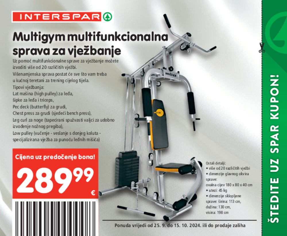 INTERSPAR katalog pogodnosti 25.09.-15.10.