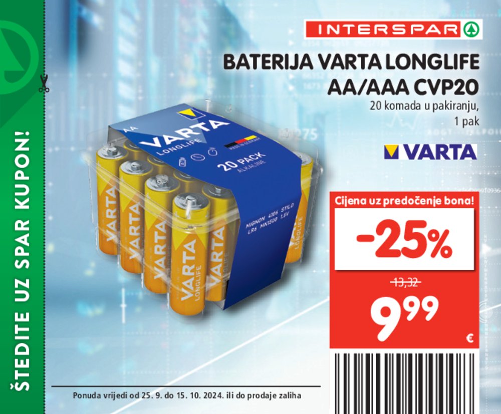 INTERSPAR katalog pogodnosti 25.09.-15.10.