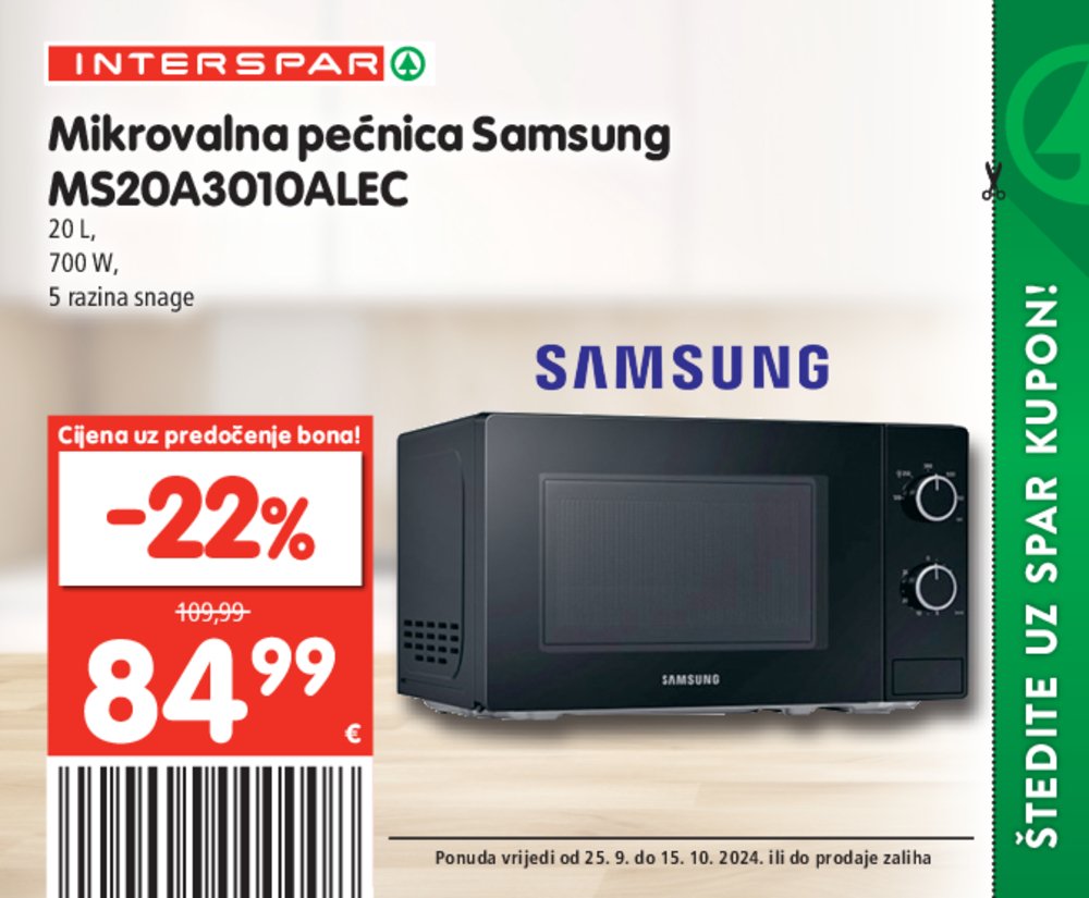 INTERSPAR katalog pogodnosti 25.09.-15.10.