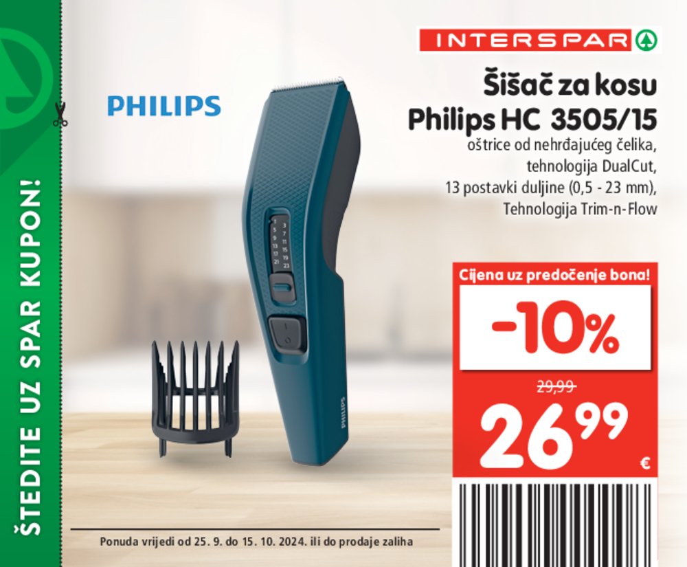 INTERSPAR katalog pogodnosti 25.09.-15.10.