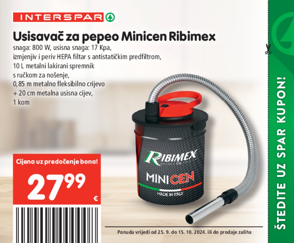 INTERSPAR katalog pogodnosti 25.09.-15.10.