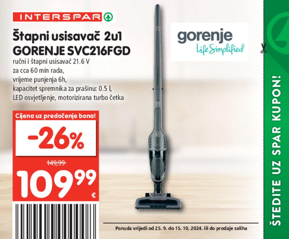 INTERSPAR katalog pogodnosti 25.09.-15.10.